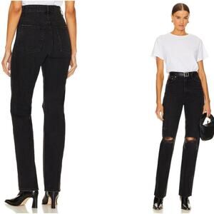 GRLFRND The Sara Black High Rise‎ Jeans